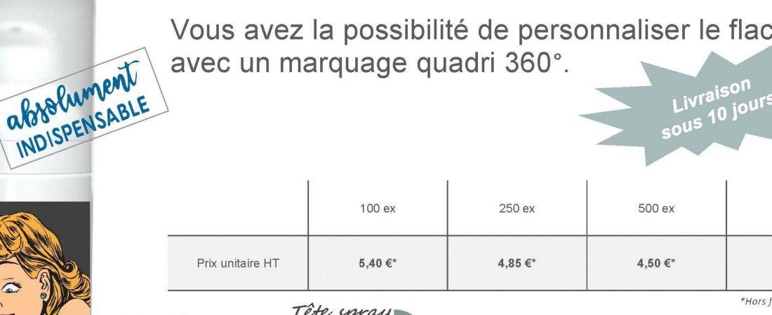 COVID-19 : Gel Hydroalcoolique personnalisé MadeInFrance